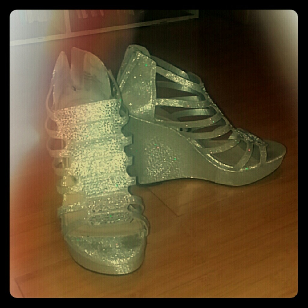 Glittery heels